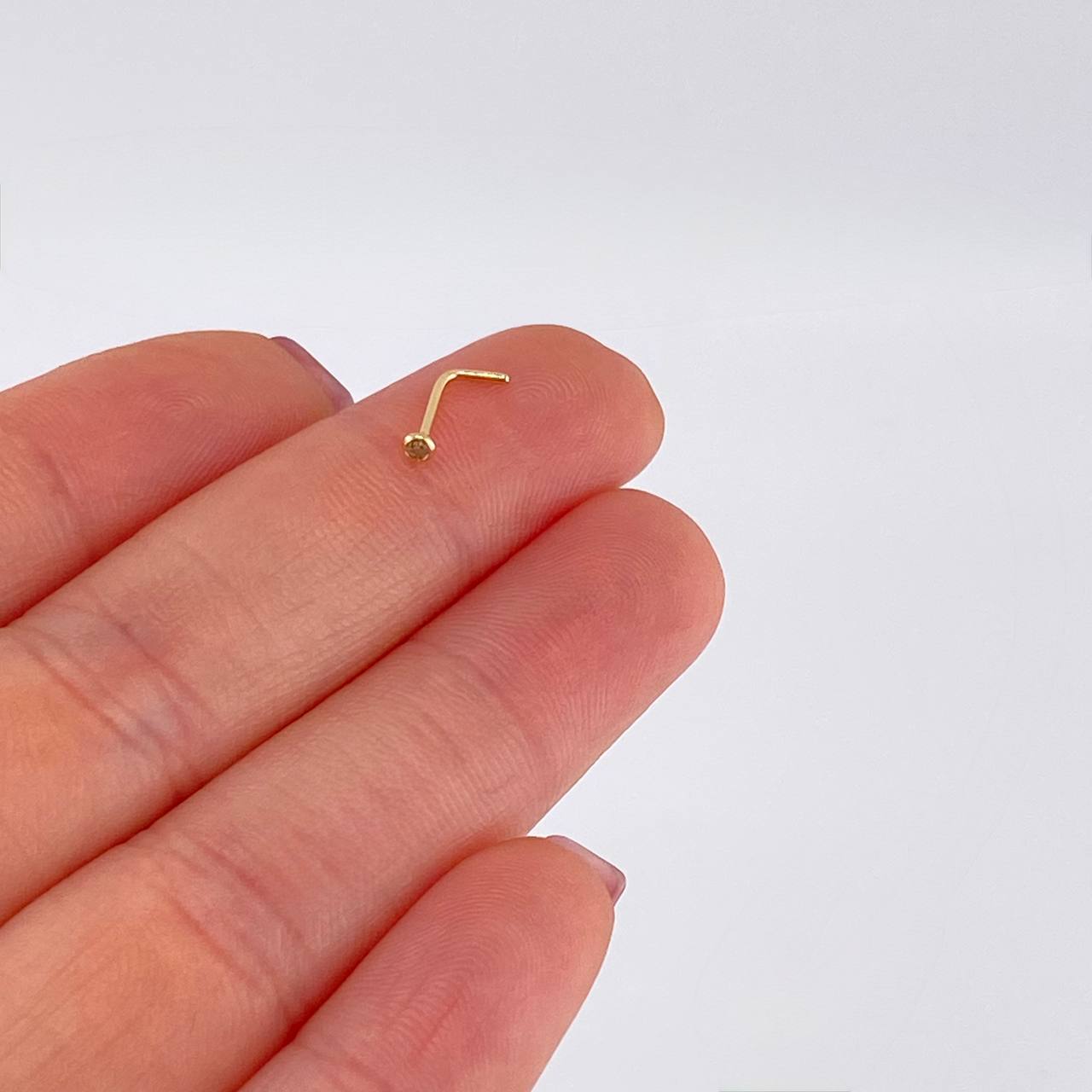 Spark Piercing 0.1g / 1/4 in 18K Yellow Gold