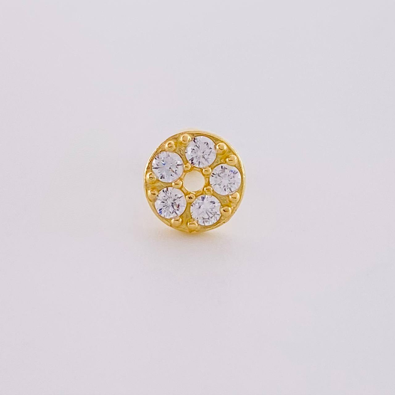 Piercing Circle 0.6g / 1/2 in 18K Yellow Gold