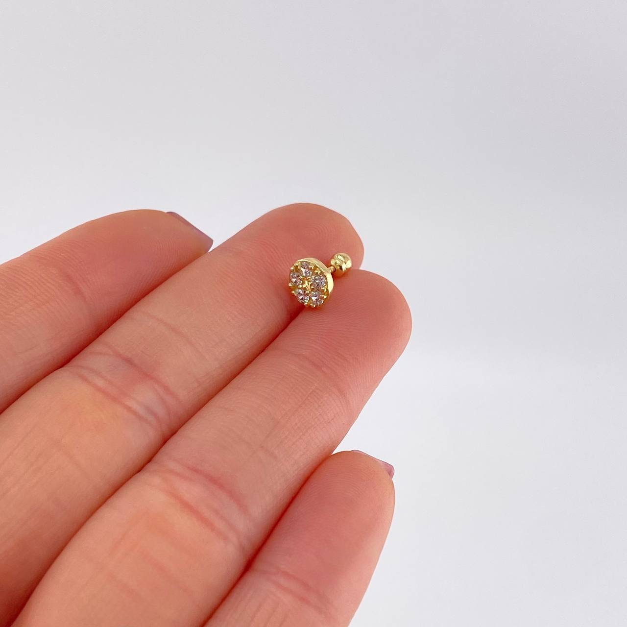 Piercing Circle 0.6g / 1/2 in 18K Yellow Gold