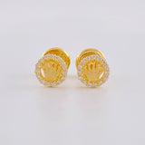 Topos Circulo Corona 0.7g / in / 5.6mm Oro Amarillo 18K