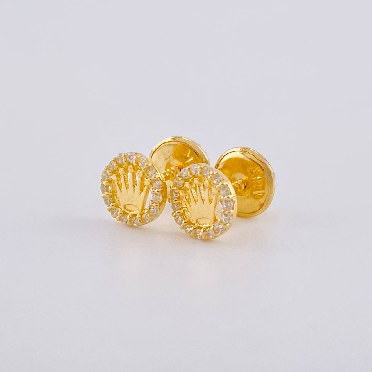 Topos Circulo Corona 0.7g / in / 5.6mm Oro Amarillo 18K