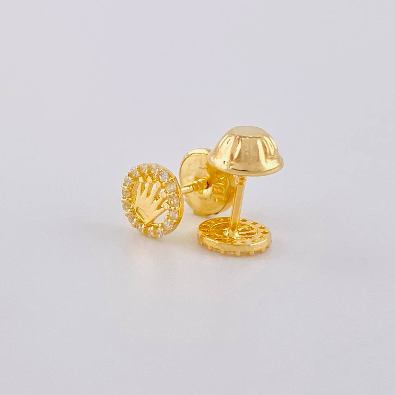 Topos Circulo Corona 0.7g / in / 5.6mm Oro Amarillo 18K