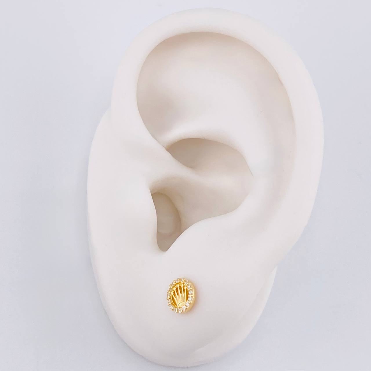 Topos Circulo Corona 0.7g / in / 5.6mm Oro Amarillo 18K