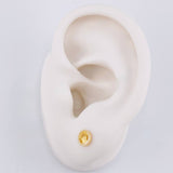Topos Circulo Corona 0.7g / in / 5.6mm Oro Amarillo 18K