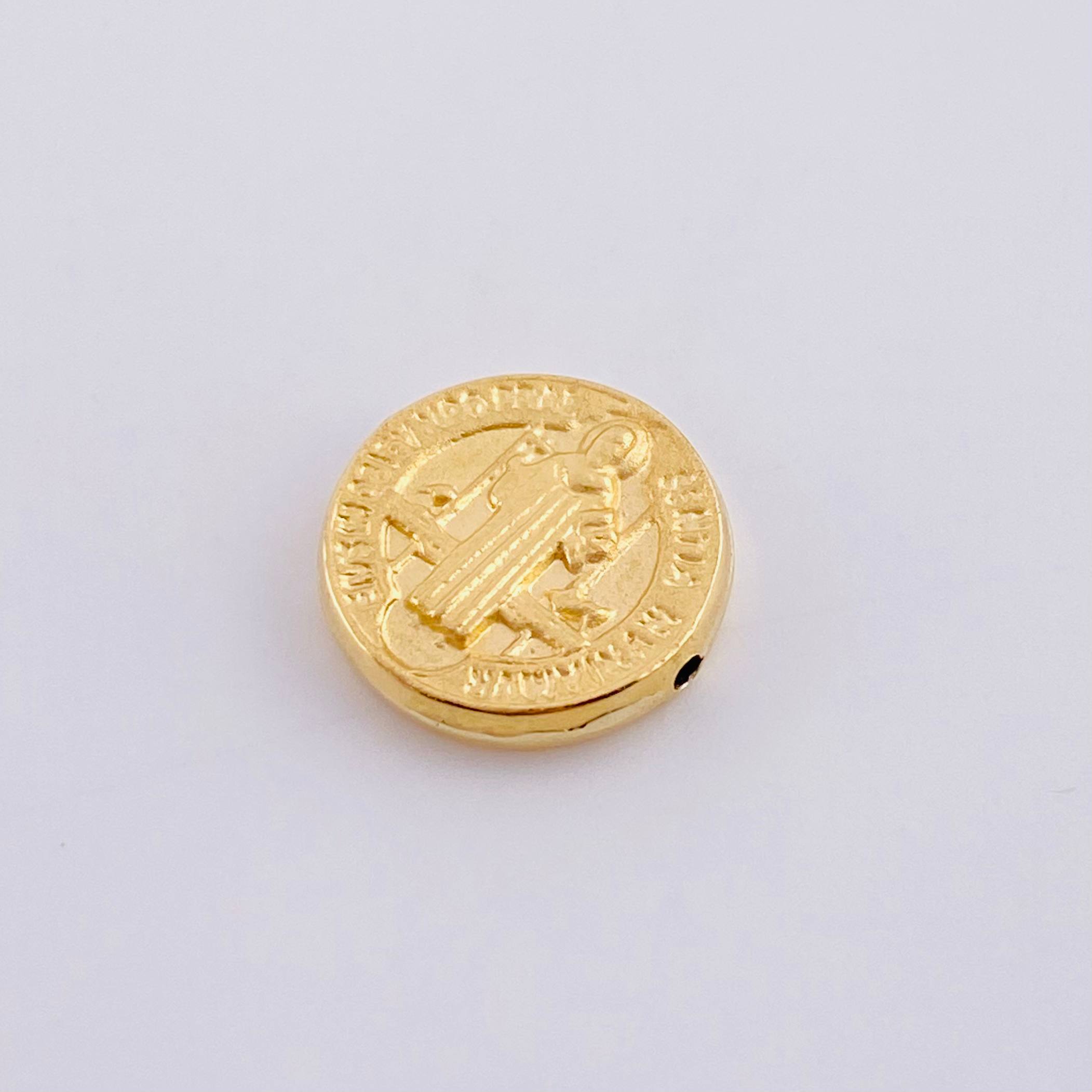 Charm San Benito 0.85g / 1/2 in Yellow Gold 18K