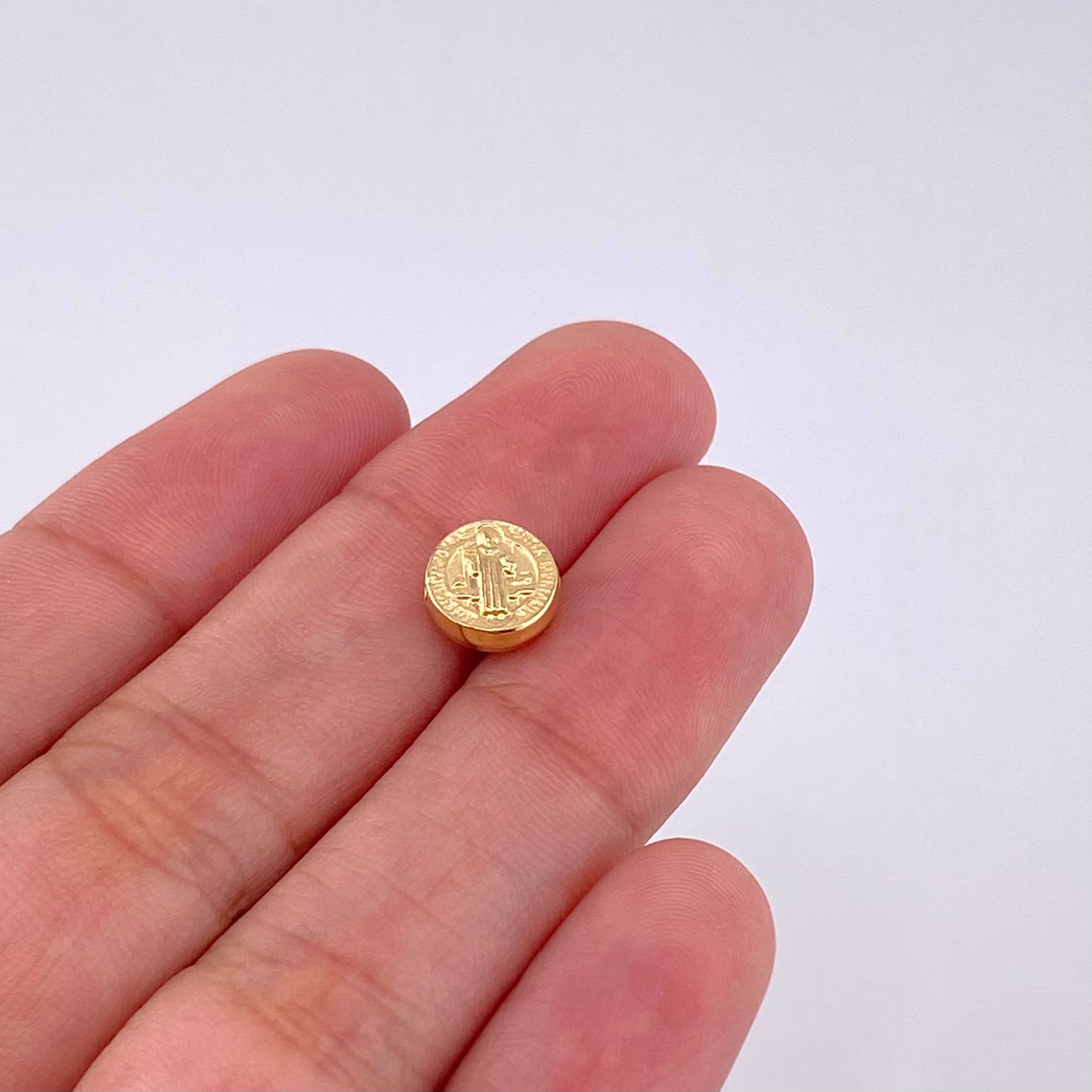 Herraje San Benito 0.55g / 1/2 in Oro Amarillo 18K