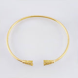 Bracelet Hoop Butterfly 3.75 g / 6 3/4 in / 1.8 mm Yellow Gold 18K