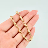 Pulso Rustico Boya Dubai 3.8gr / 7 in / 4.4mm Oro Amarillo 18K