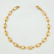 Pulso Rustico Canotillo 3.65gr / 7 1/4 in / 4.7mm Oro Amarillo 18K ©