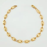 Pulso Rustico Canotillo 3.65gr / 7 1/4 in / 4.7mm Oro Amarillo 18K ©
