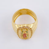 Anillo Virgen Guadalupe 9.3gr / T10 1/2 / Oro Amarillo 18K