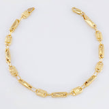 Pulso Rustico Adije Canotillo 3.7gr / 7 1/4 in / 4.7mm Oro Amarillo 18K *