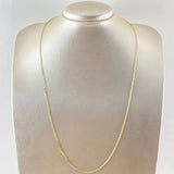 Cadena Aro Seguido 2.2gr / 23 1/2 in / Oro Amarillo +3 18K