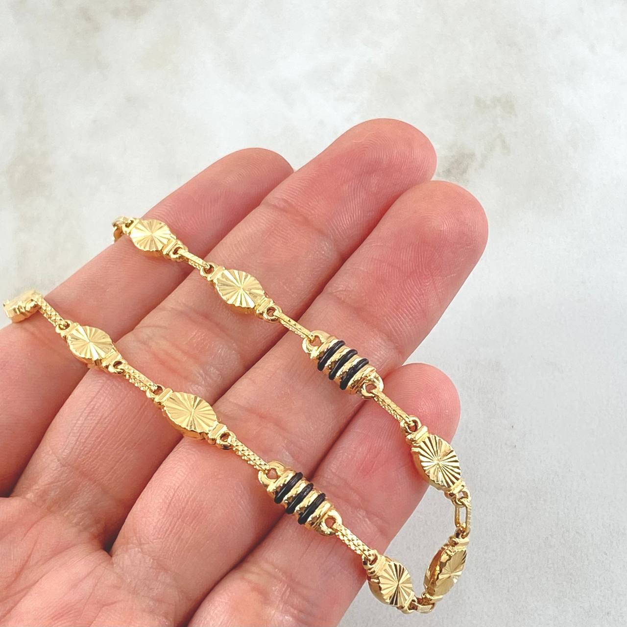 Cadena Rustica 12.25gr / 23 1/2 in / Oro Amarillo 18K *