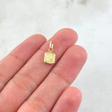 Dije Letra K 0.35gr / 1/2 in / Oro Amarillo 18K