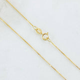 Cadena Veneciana 1.85gr / 19 3/4 in / 0.6mm Oro Amarillo +3 18K *