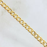 Cadena Cubana 6.9gr / 23 1/2 in / Oro Amarillo +1 18K ©