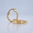 Candongas Andy 0.9gr / 1/2 in / Oro Amarillo 18K &