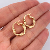 Candongas Charin 1.55gr / 3/4 in / Oro Amarillo 18K &