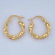 Candongas Deis 1.55gr / 3/4 in / Oro Amarillo 18K &
