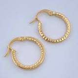 Candongas Iris 1.3gr / 3/4 in / Oro Amarillo 18K &