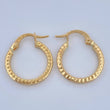 Candongas Iris 1.3gr / 3/4 in / Oro Amarillo 18K &