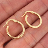 Candongas Iris 1.3gr / 3/4 in / Oro Amarillo 18K &
