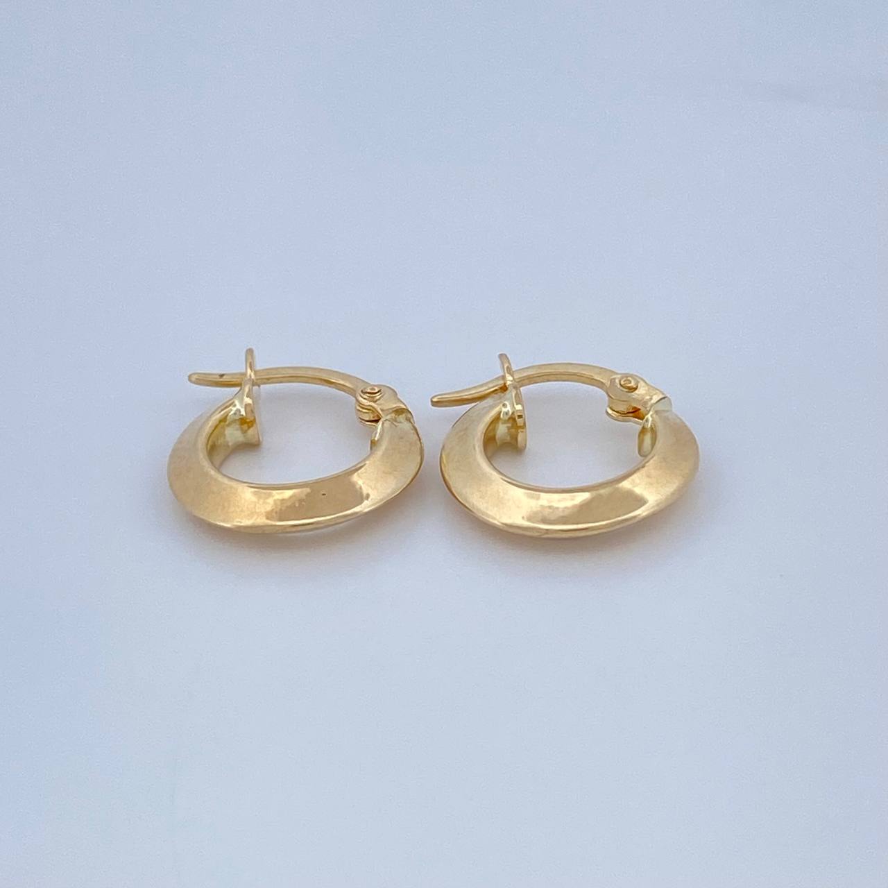 Candongas Clau 1.15gr / 1/2 in / Oro Amarillo 18K &