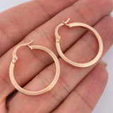 Candongas Andy 1.55gr / 1 in / Oro Rosa 18K &