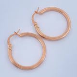 Candongas Andy 1.55gr / 1 in / Oro Rosa 18K &