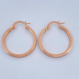 Candongas Andy 1.55gr / 1 in / Oro Rosa 18K &