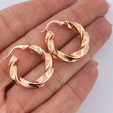 Candongas Kari 3.45gr / 1 in / Oro Rosa 18K &