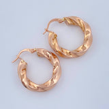 Candongas Kari 3.45gr / 1 in / Oro Rosa 18K &