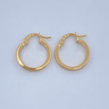 Candongas Tribal 1.05gr / 3/4 in / Oro Amarillo 18K &