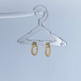 Candongas Carly 0.9gr / 3/4 in / Oro Amarillo 18K &