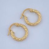 Candongas Carly 0.9gr / 3/4 in / Oro Amarillo 18K &