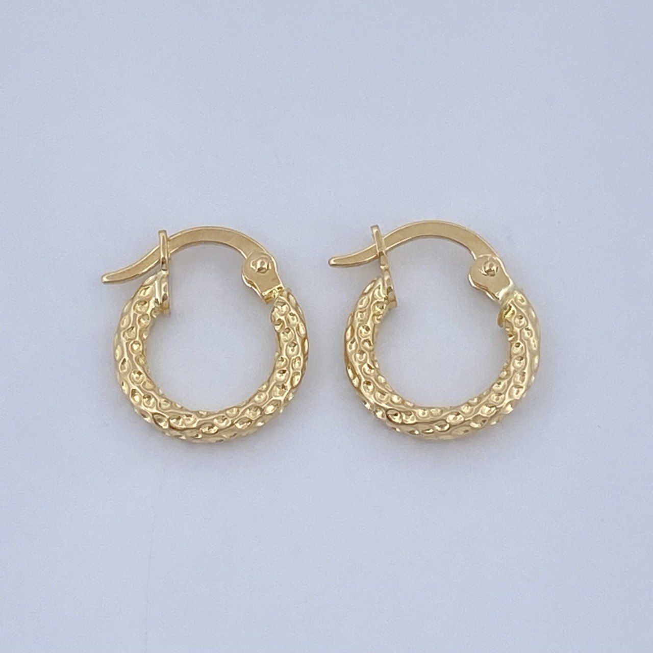 Candongas Carly 0.9gr / 3/4 in / Oro Amarillo 18K &