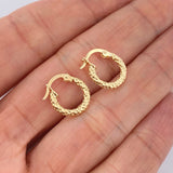 Candongas Carly 0.9gr / 3/4 in / Oro Amarillo 18K &