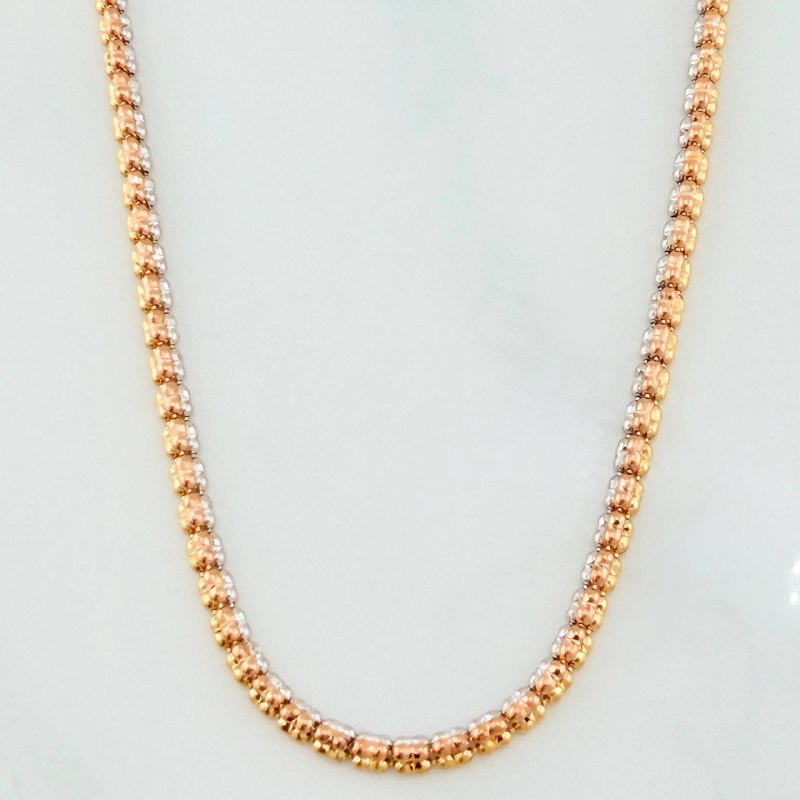 Cadena Ice 12 g / 19 3/4 in / 2.3 mm Tres Oros 18K