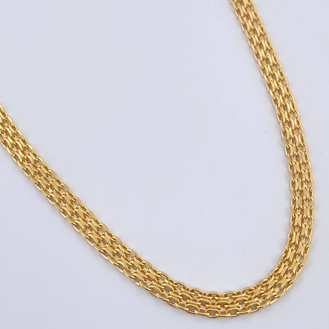 Cadena China 7.6gr / 55cm / +0 Oro 18K $