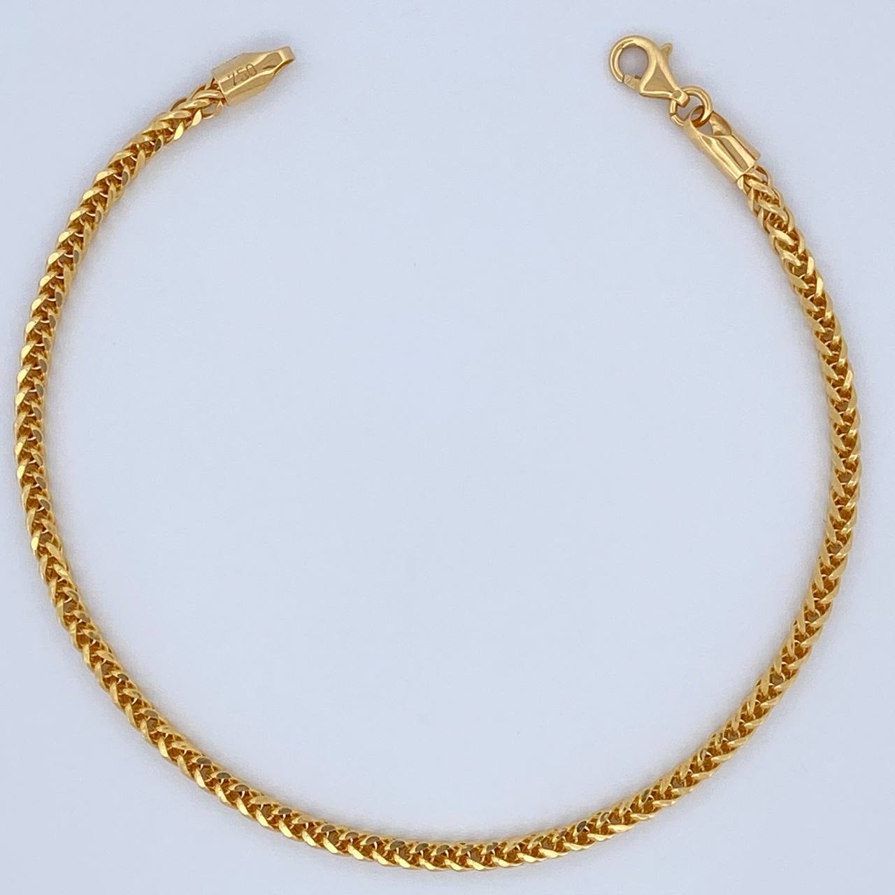Franco Bracelet 3.6gr / 7.9in / +3 18K Gold $