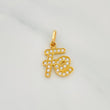 Faith Pendant 1.2g / 3/4 in Yellow Gold 18K