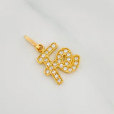 Faith Pendant 1.2g / 3/4 in Yellow Gold 18K