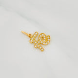 Faith Pendant 1.2g / 3/4 in Yellow Gold 18K