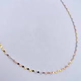 Chain Flor Mirror 1.15gr / 50cm / 1.9mm Three Golds +3 18K $