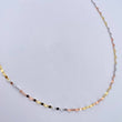 Chain Flower Mirror 1.15gr / 49.3cm / 1.8mm Three Golds +3 18K &