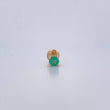 Top Four Claws 0.55gr / Emerald 14 Pts 18K Yellow Gold (Jewel) &