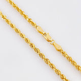 Rope Chain 6.05gr / 23 1/2 in / 2.8mm Yellow Gold +3 18K