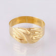 Linked Embrace Ring 2gr / T9 3/4 / Yellow Gold 18K