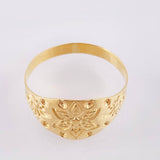 Anillo Flor Mandala 1.45 g / T6 Oro Amarillo 18K